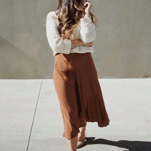 H&M bias skirt